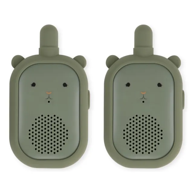 Teddy Bear walkie-talkie | Green