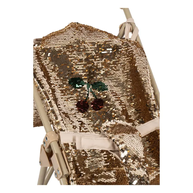 Poussette pour poupée Sparkly | Doré