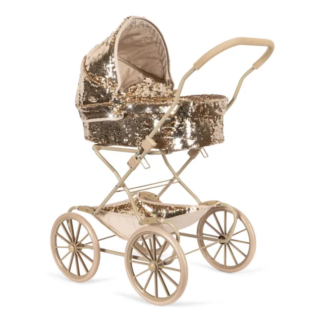 Landau pour poupée Sparkly | Doré