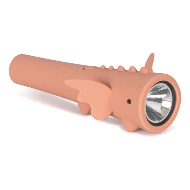 Lampe de poche Dragon en silicone | Rose