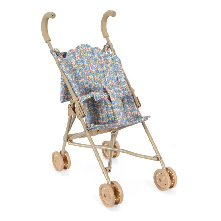 Poussette pour poupée Rosier | Bleu- Image produit n°0