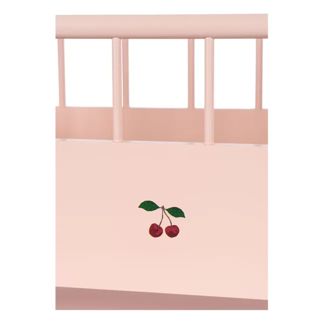 Lit pour poupée en bois FSC | Rose