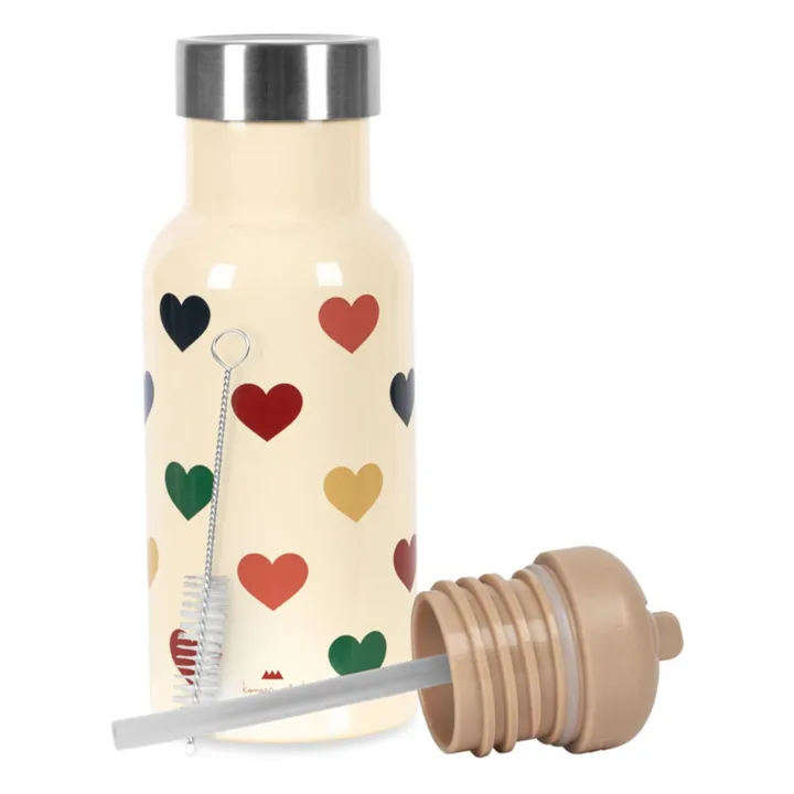 Gourde en inox Cœurs- Image produit n°1
