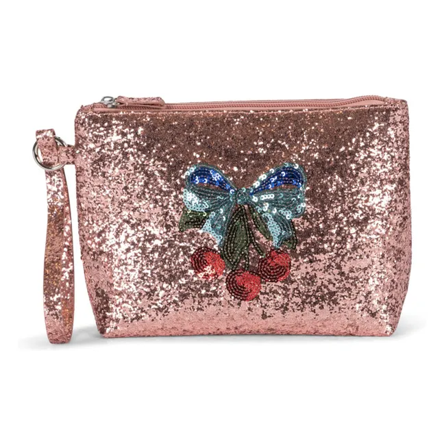 Set de coiffure et sa pochette | Rose