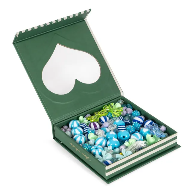 Boite de perles | Bleu