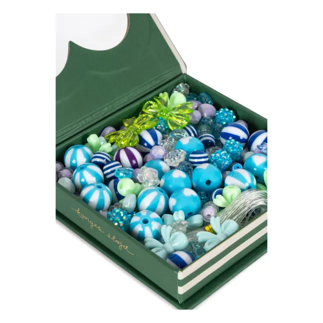 Boite de perles | Bleu