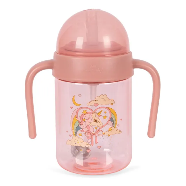 Gobelet d'apprentissage Licorne | Rose
