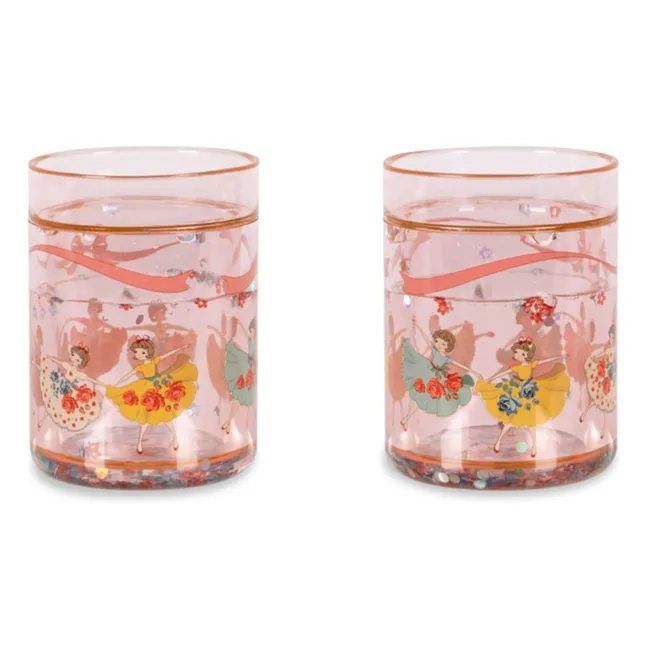 Bicchieri Twinkle - Set di 2 | Rosa