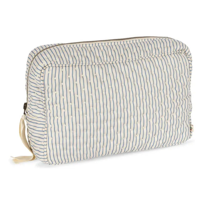 Grande trousse de toilette Stripes | Bleu