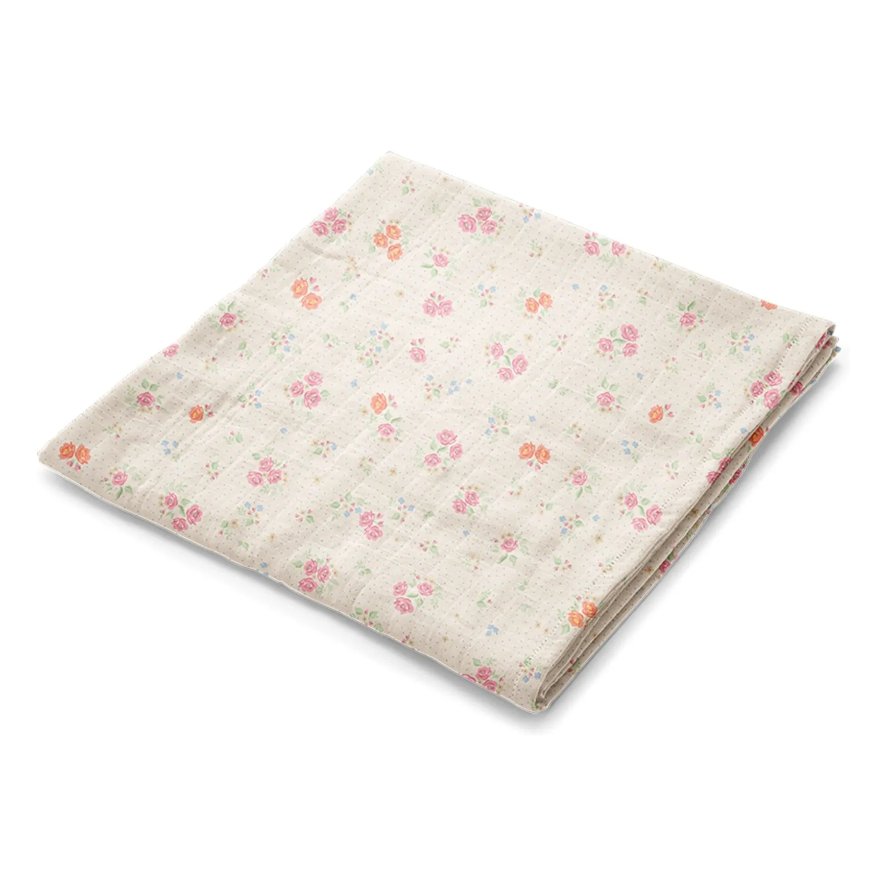 Konges Sløjd Pink Nonoka Organic Cotton Swaddling Diaper