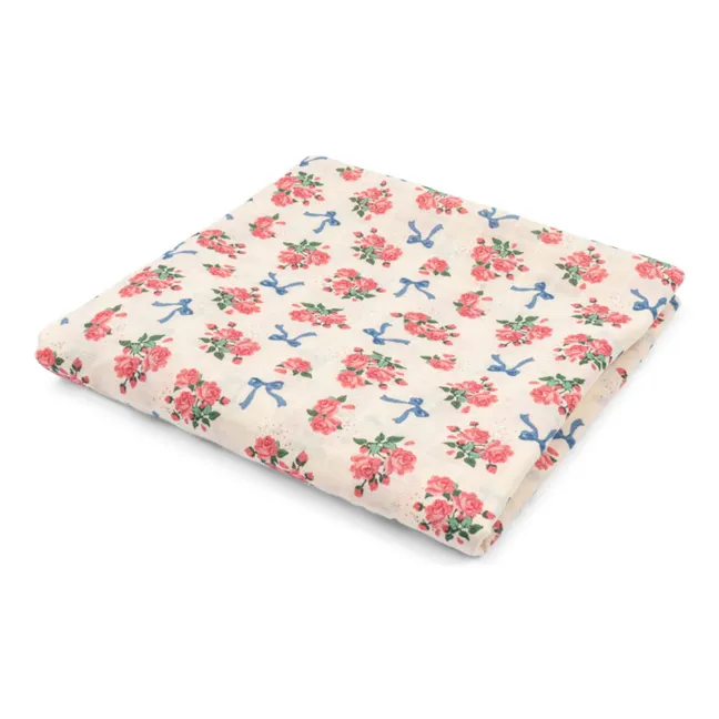 Lange d'emmaillotage en coton bio Bella Rosita | Rose