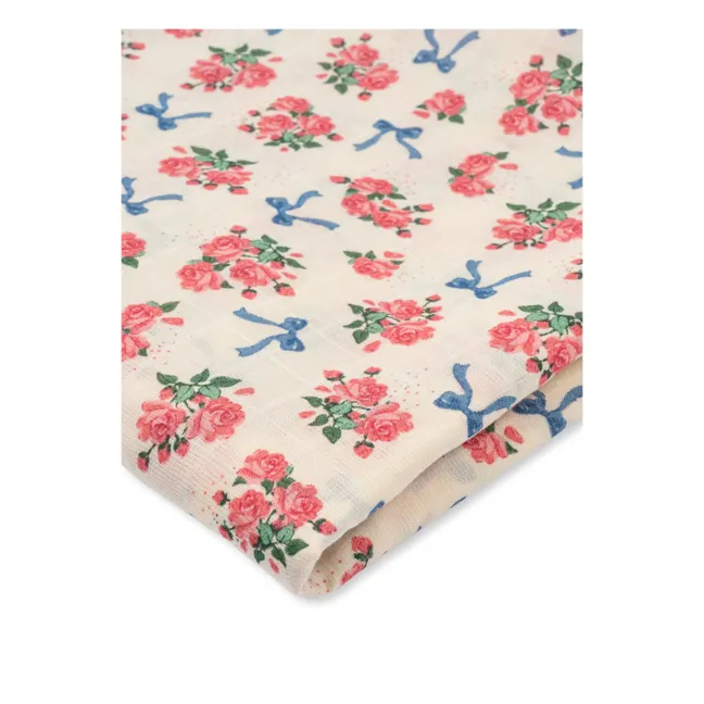 Lange d'emmaillotage en coton bio Bella Rosita | Rose