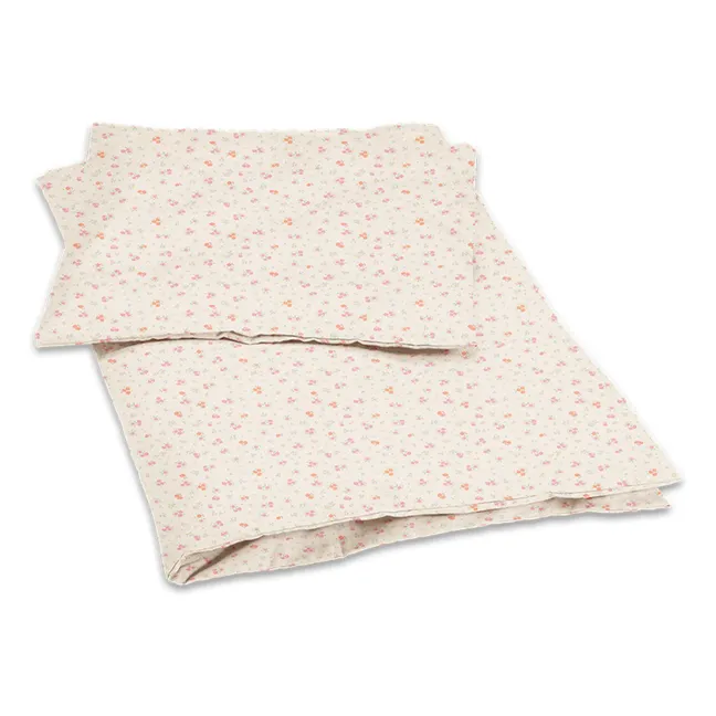 Parure de lit Bella Nonoka en coton bio | Rose