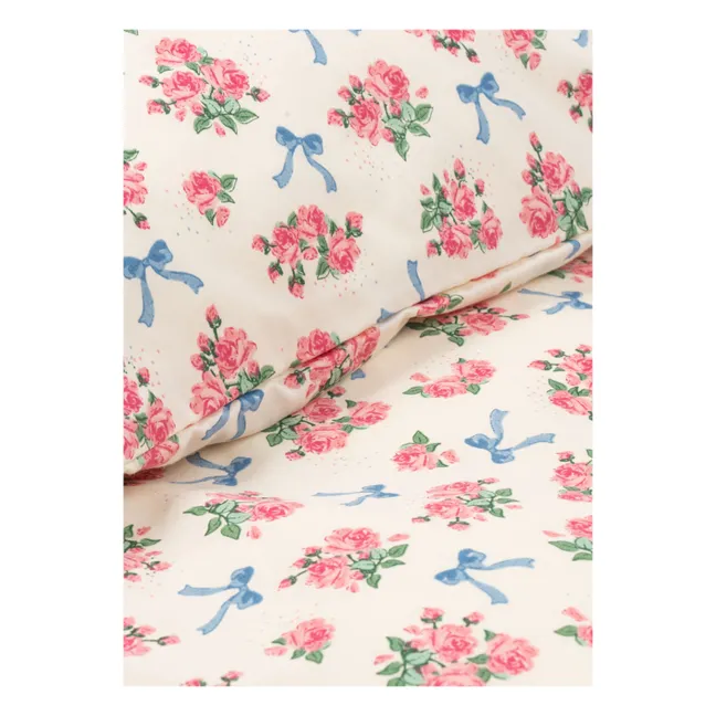 Parure de lit Bella Rosita en coton bio | Rose