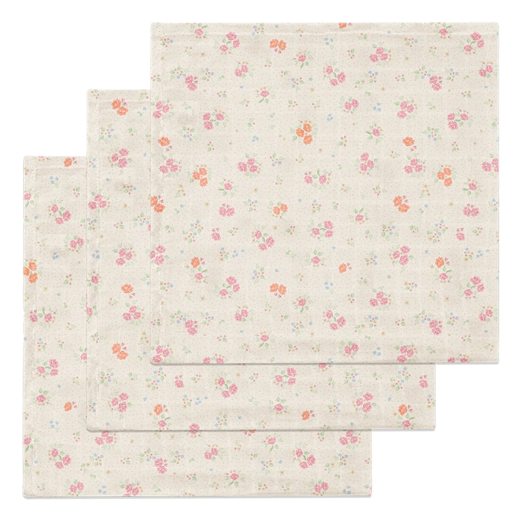 Konges Sløjd Pink Nonoka Organic Cotton Diapers - Set Of 3