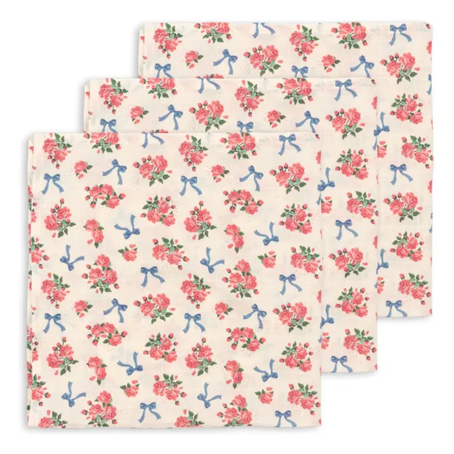 Bella Rosita organic cotton diapers - Set of 3 | Pink