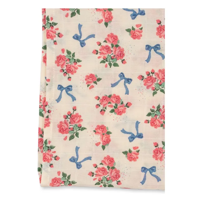 Langes en coton bio Bella Rosita - Set de 3 | Rose