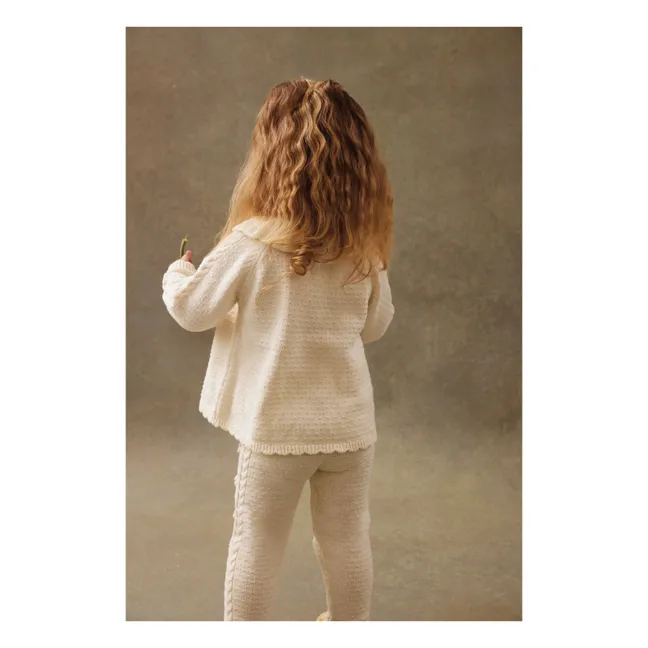 Pull Col Volants Elvina | Crème