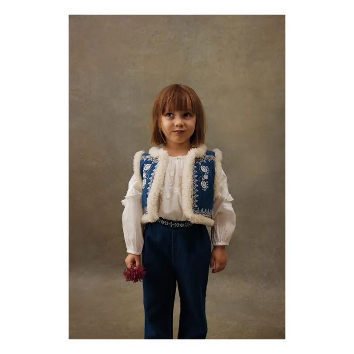 Jean Droit Flofia | Bleu- Image produit n°1