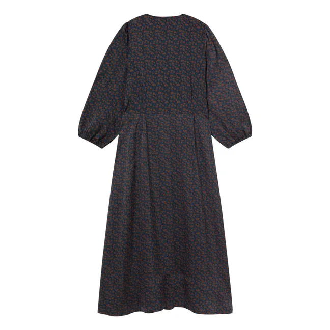 Vestido Small Flowers | Azul Marino