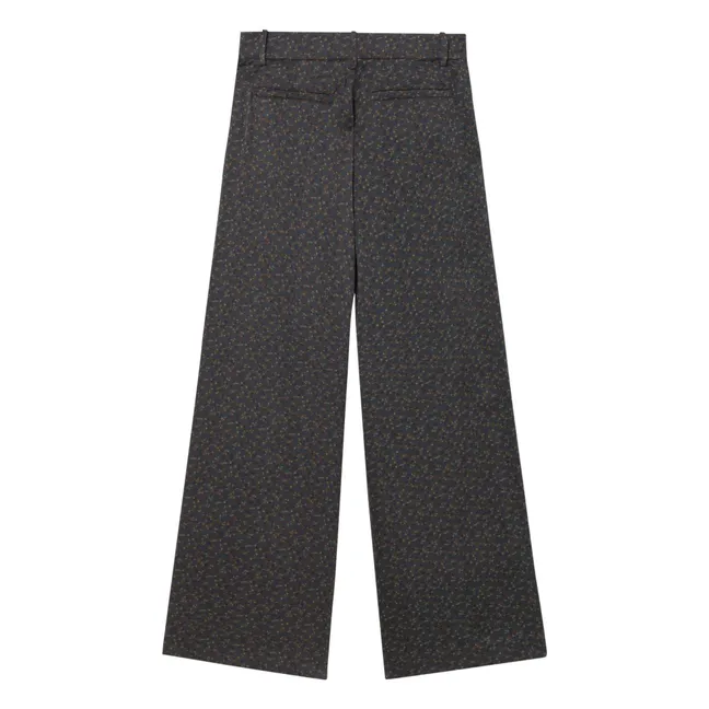 Pantalon Small Flowers | Chocolat