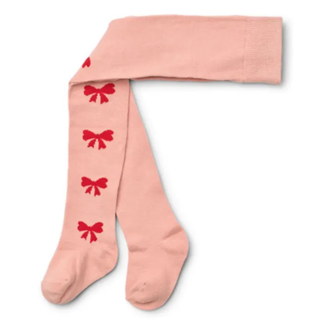 Collant Vera Nœuds | Rose
