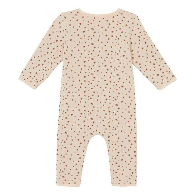 Star jumpsuit | Ecru