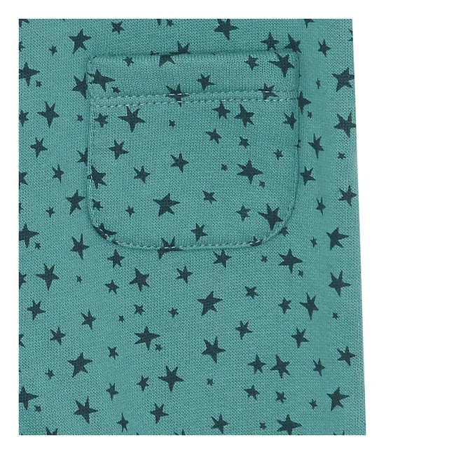 Star jumpsuit | Peacock blue