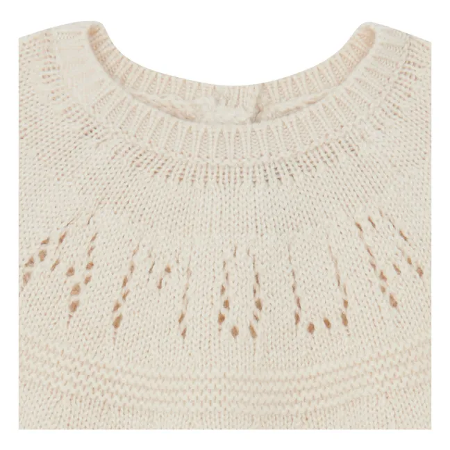 Combinaison Lalaland Laine Mérinos | Ecru