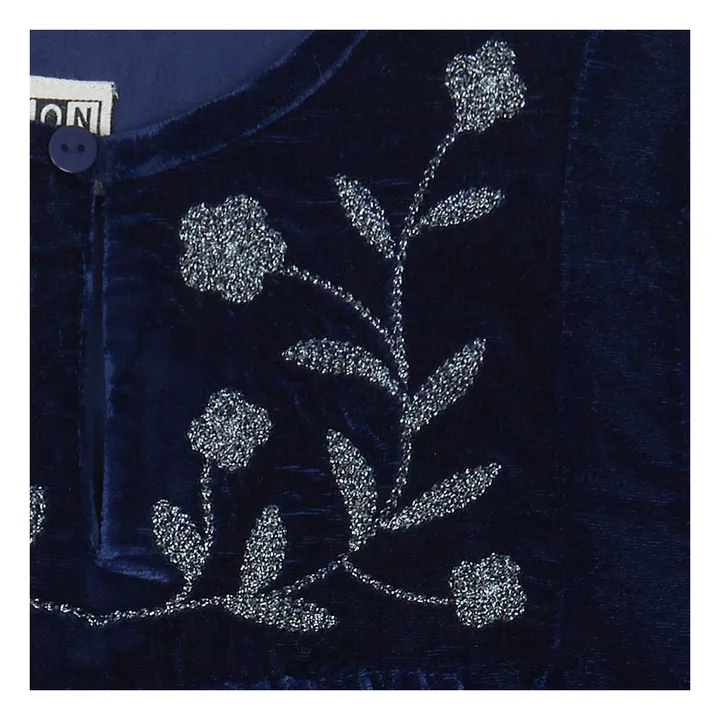 Robe Daisy | Bleu marine- Image produit n°6