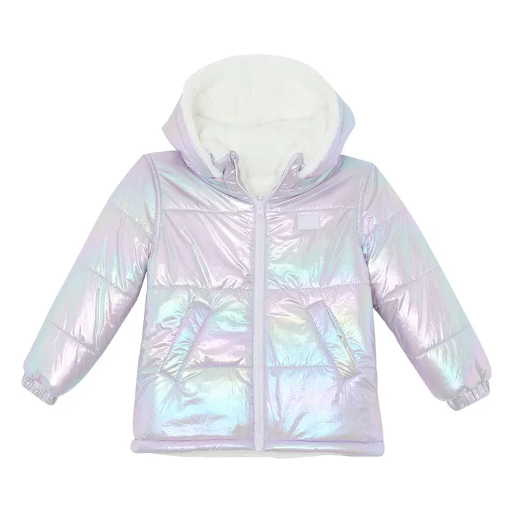 Chaqueta de plumón reversible Moove | Blanco- Imagen del producto n°2