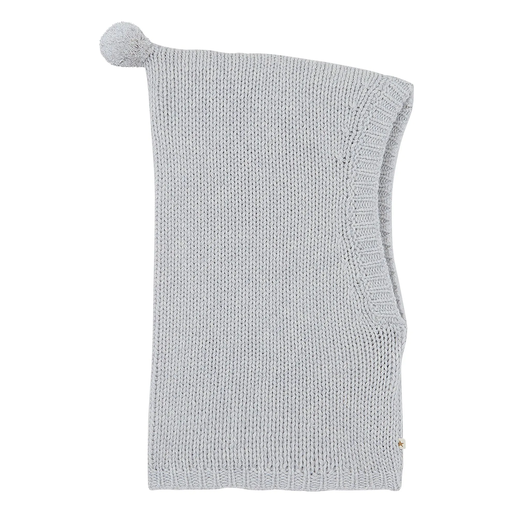Bonton Heather Grey Mulot Merino Wool Balaclava