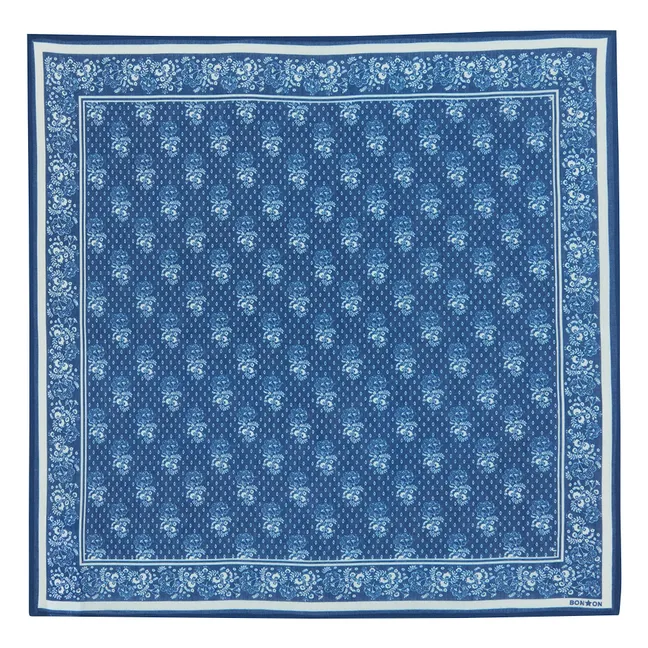 Bufanda Flores | Azul
