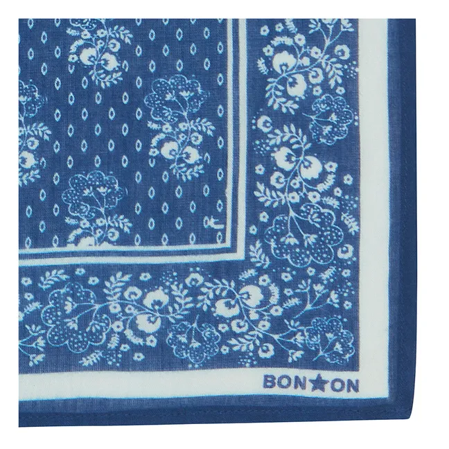 Bufanda Flores | Azul