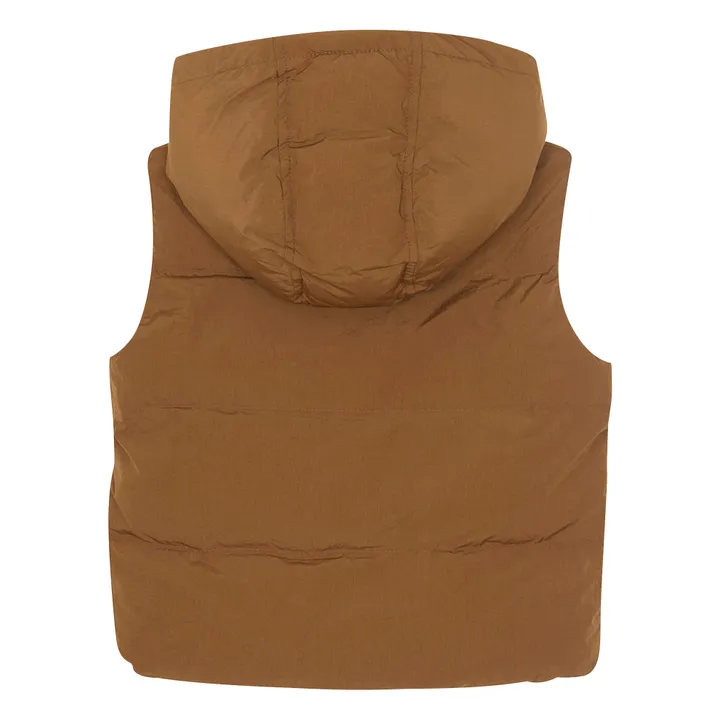 Manchester Sleeveless Down Jacket | Camel- Product image n°7