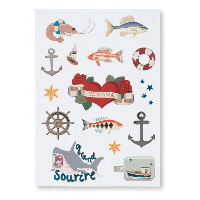 Libro de pegatinas Sail Away | Beige