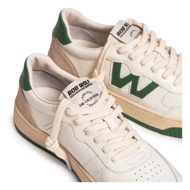 Legacy Leather and Suede Sneakers | Green