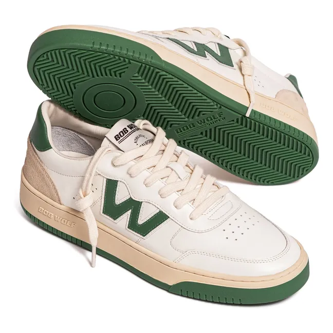 Legacy Leather and Suede Sneakers | Green