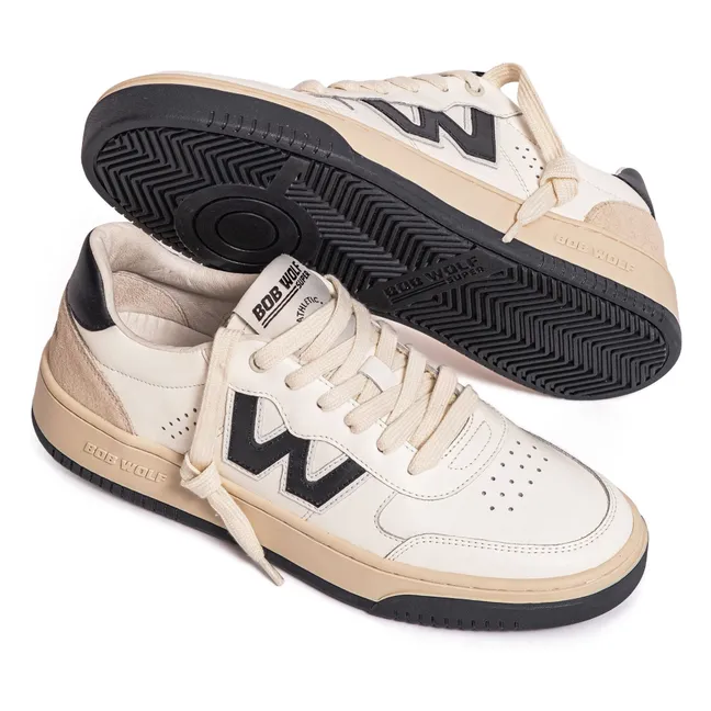 Legacy Leather and Suede Sneakers | Black