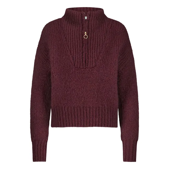 Jersey Boxy Beau | Burdeos