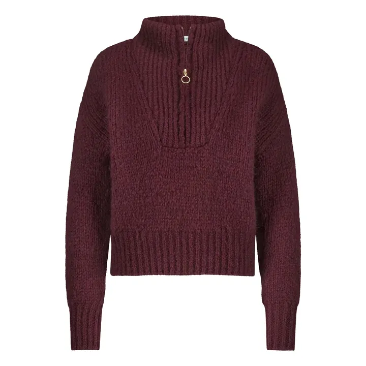 Pull Boxy Beau | Bordeaux- Image produit n°0