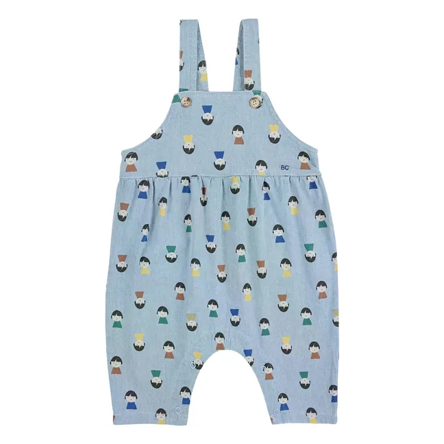 Salopette en Jean Pions | Bleu Clair