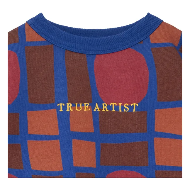 Kaleidoscope sweatshirt | Blue