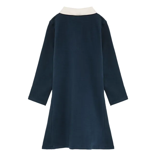 Kleid Nr. 14 Bio-Baumwolle | Navy