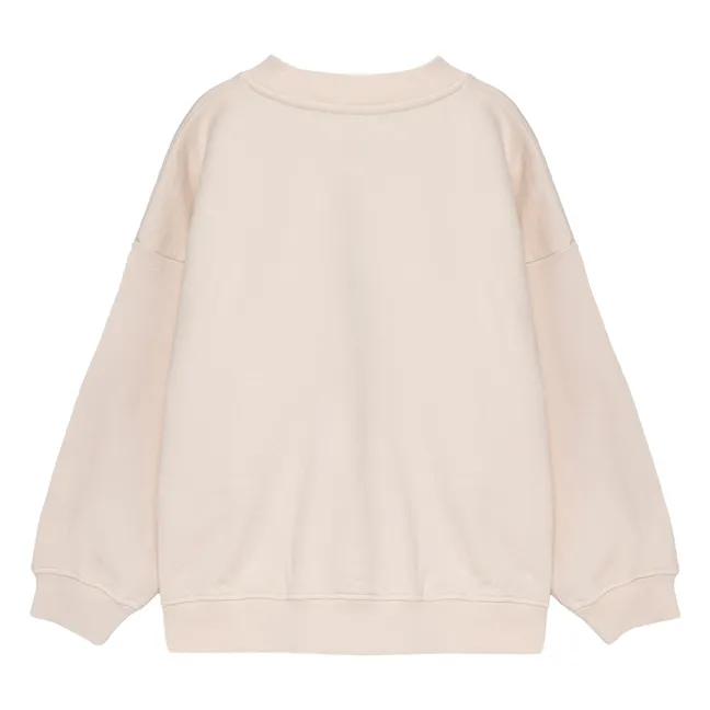 Sweatshirt Nr. 7 aus Bio-Baumwolle | Elfenbeinfarben