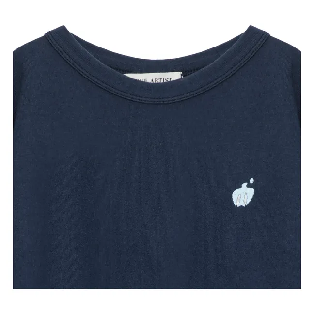T-shirt N°2 Coton Bio | Bleu marine