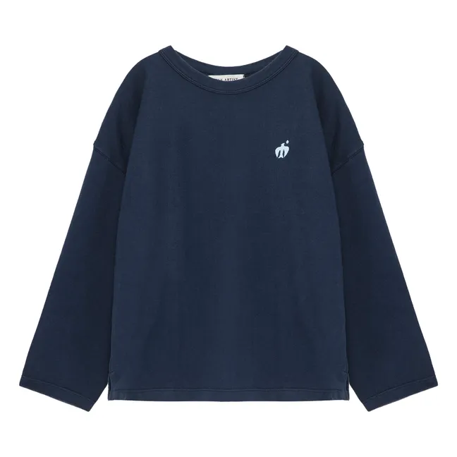 T-shirt N°2 Coton Bio | Bleu marine