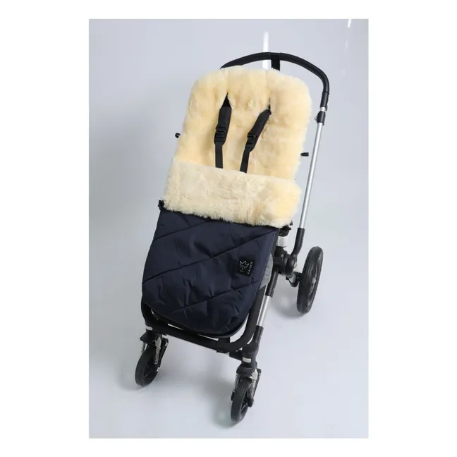 Coprigambe universale in pelle di agnello Hugo | Blu marino