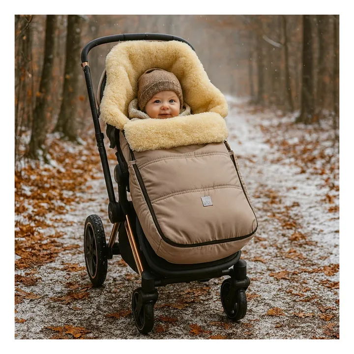 Saco de piel de cordero universal Dublas 2.0 | Beige- Imagen del producto n°1