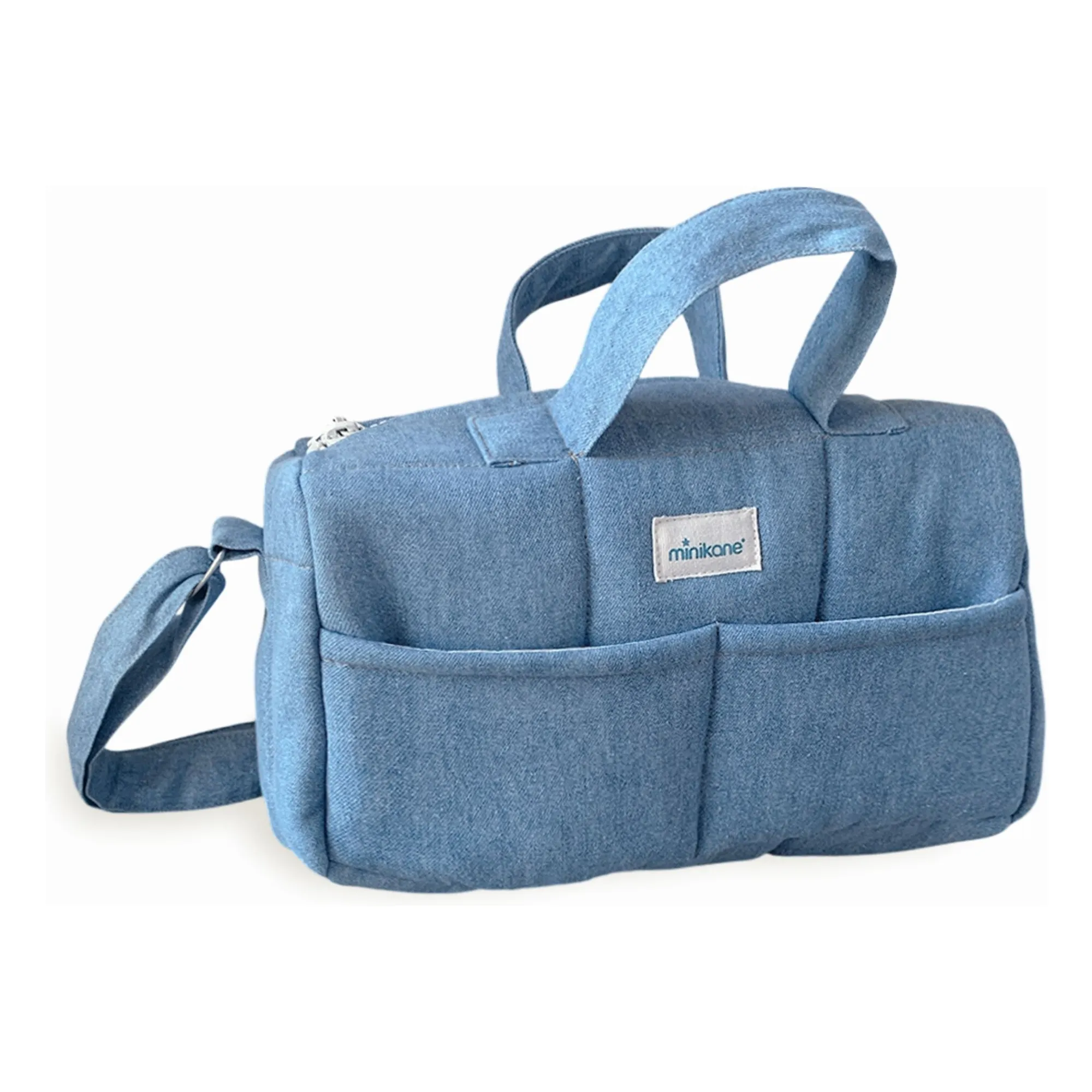 Minikane Multicoloured Denim Doll Changing Bag